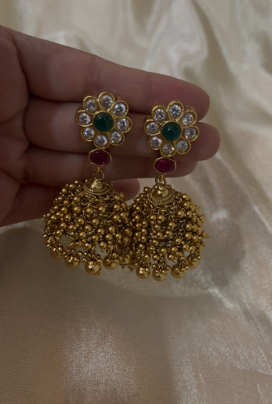 18k Gold plated Jhumkis