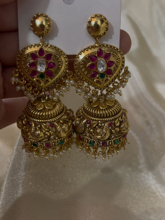 18K Gold plated Statement Earrings