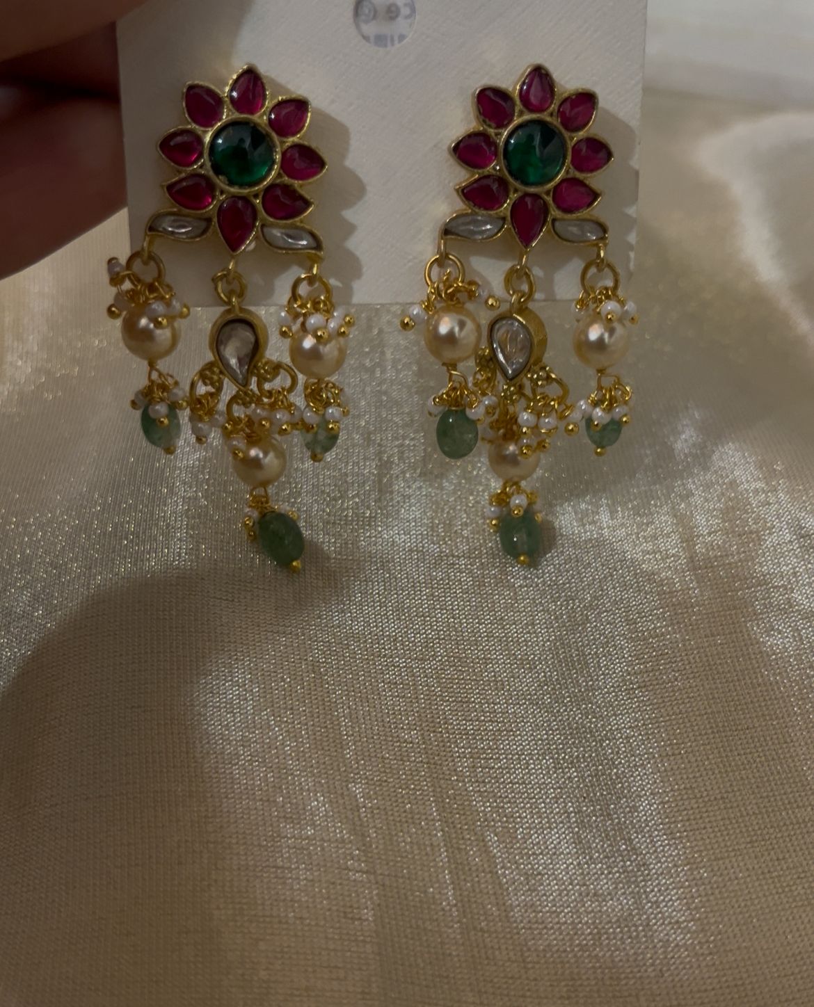 Jadau Kundan earrings