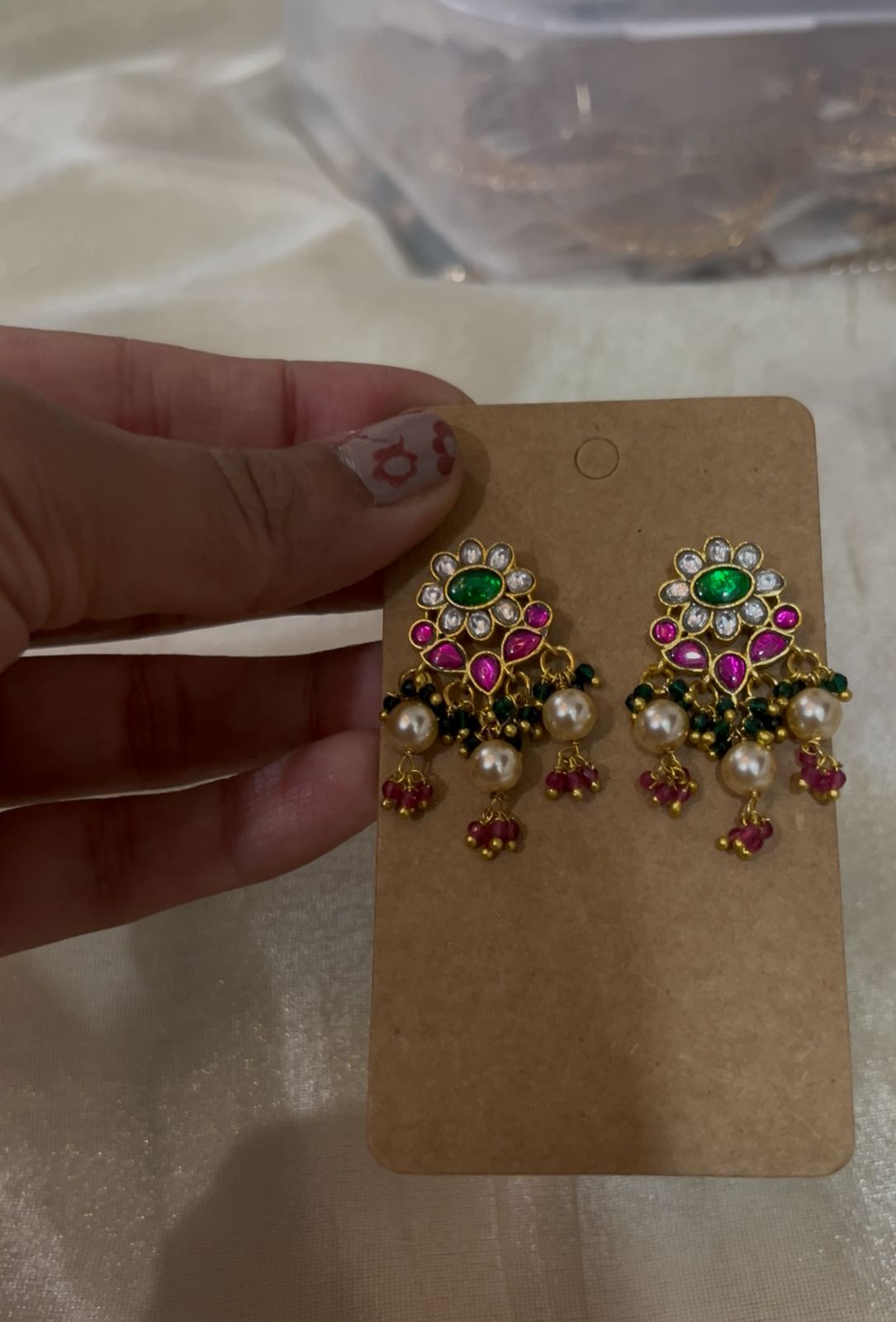 Jadau Kundan Earrings