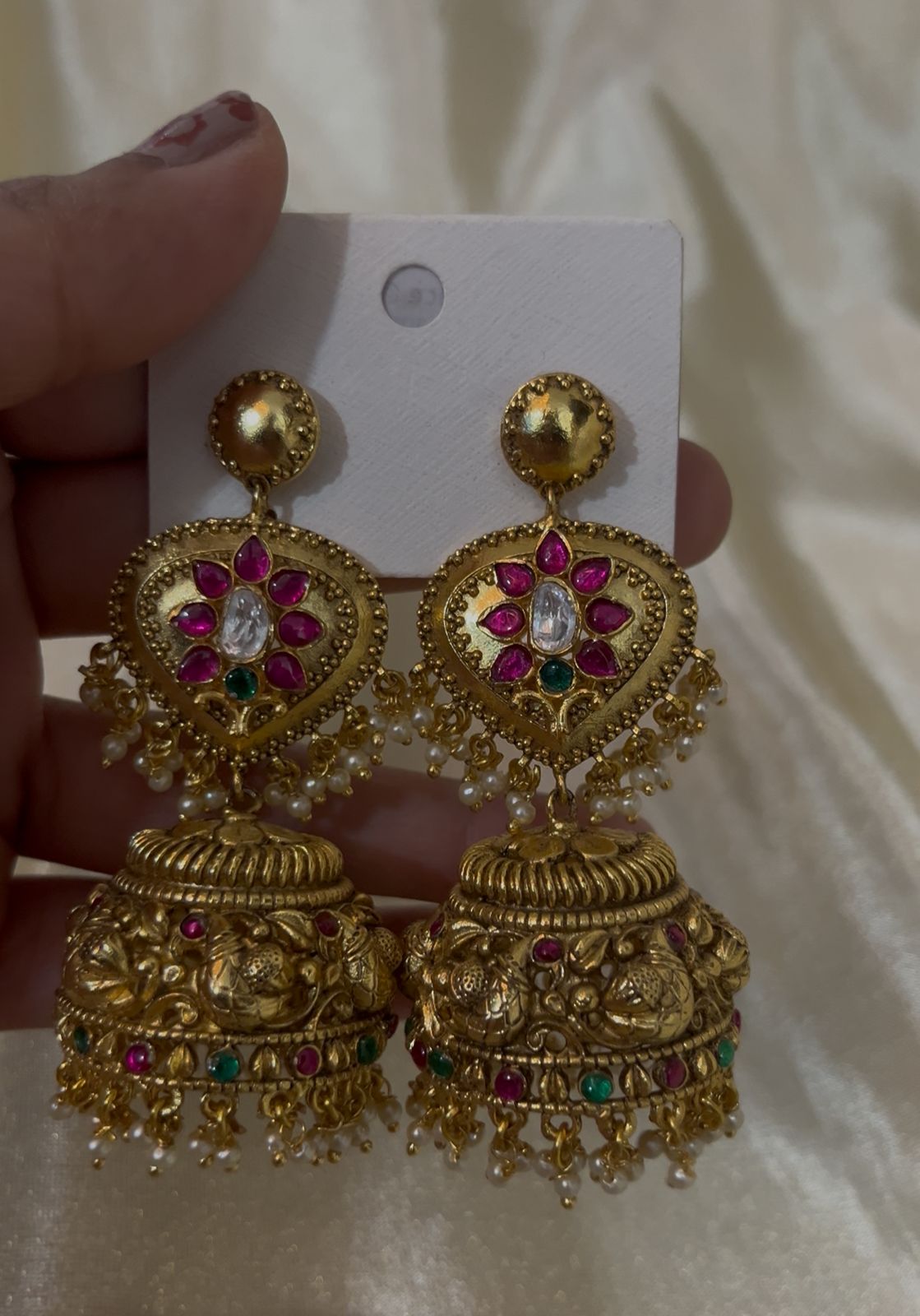 18K Gold plated Statement Earrings