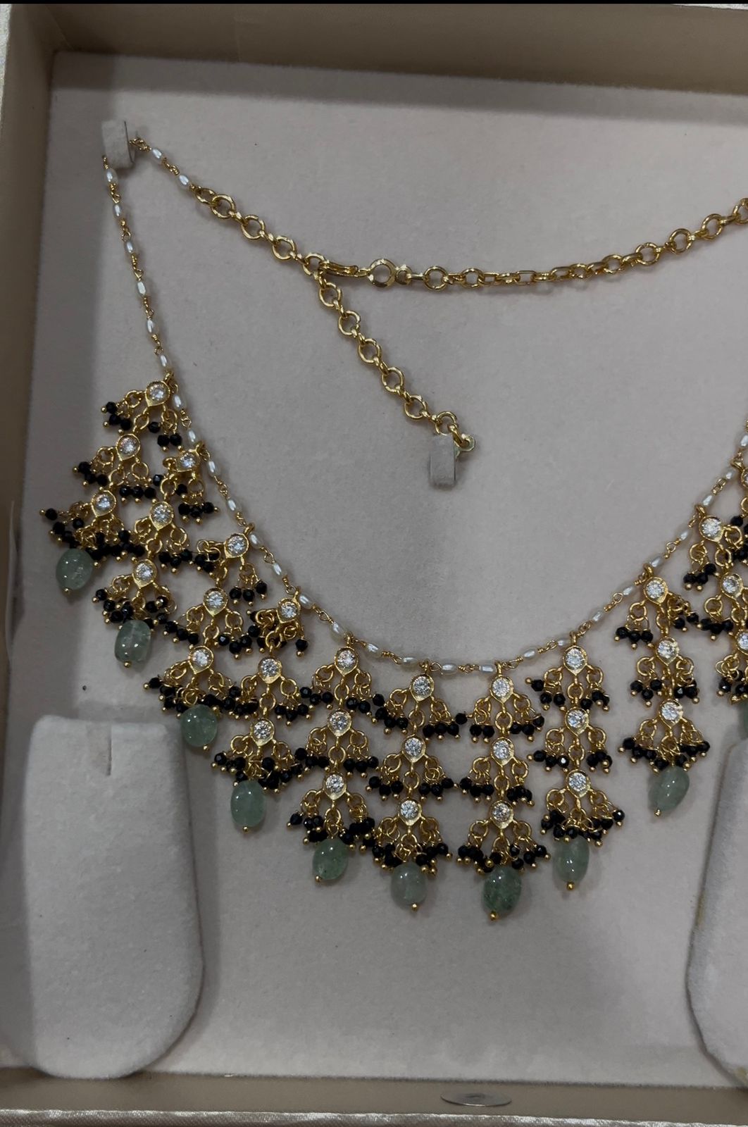 Gold replica Blackbeads Neckpiece