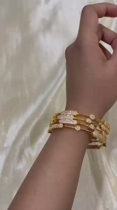 Diamond replica Bangles