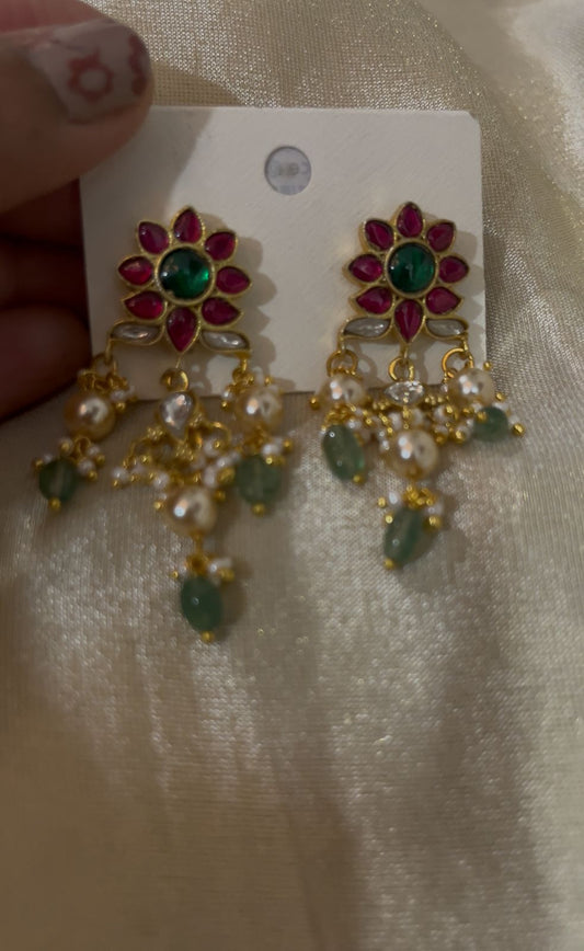 Jadau Kundan earrings