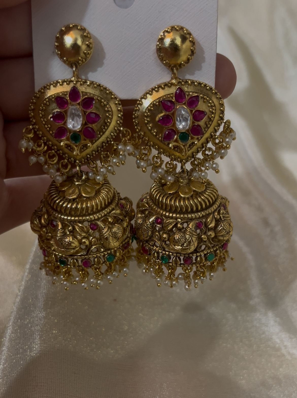 18K Gold plated Statement Earrings