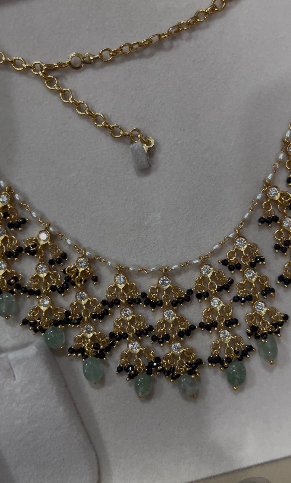 Gold replica Blackbeads Neckpiece