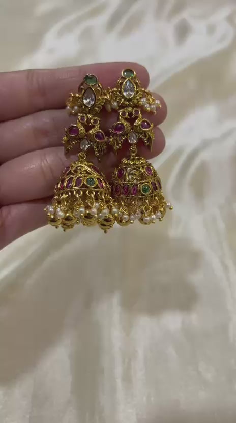 Bridal jhumkas